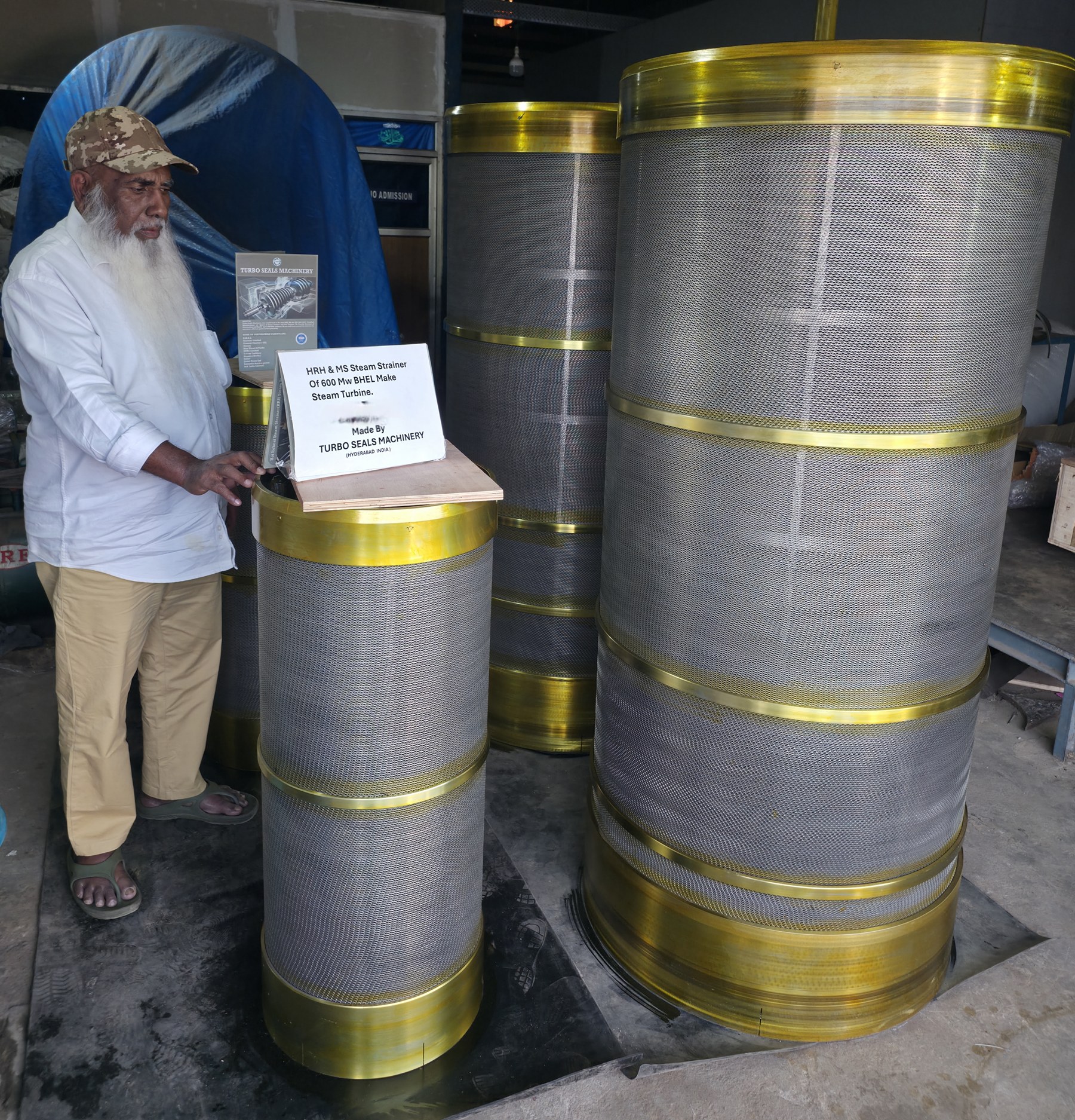 Steam strainers for Siemens design turbine